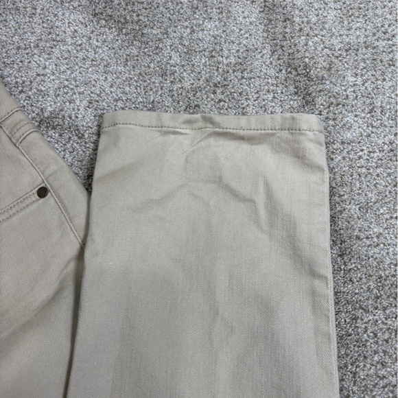 Cabi Pants Womens Size 8 Ivory Cotton Denim Jeans Boyfriend Straight Mid Rise - Picture 10 of 10